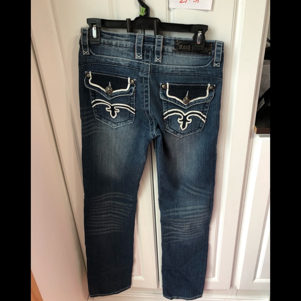 Rock Revival women Joan straight size 27 inseam 31